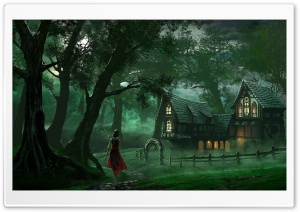 The Forest House Ultra HD Wallpaper for 4K UHD Widescreen desktop, tablet & smartphone