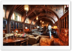The Gothic Study Of William Randolph Hearst Ultra HD Wallpaper for 4K UHD Widescreen desktop, tablet & smartphone