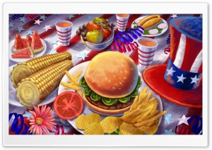 The Great American Hamburger Ultra HD Wallpaper for 4K UHD Widescreen desktop, tablet & smartphone