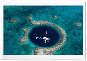The Great Blue Hole, Belize Ultra HD Wallpaper for 4K UHD Widescreen desktop, tablet & smartphone