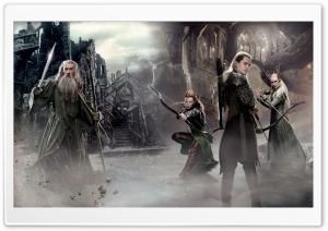 The Hobbit An Unexpected Journey 2 Elves Ultra HD Wallpaper for 4K UHD Widescreen desktop, tablet & smartphone