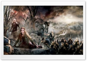The Hobbit The Battle Of The Five Armies Dual Monitor Ultra HD Wallpaper for 4K UHD Widescreen desktop, tablet & smartphone