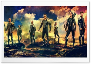 The Hunger Games Catching Fire Cast Ultra HD Wallpaper for 4K UHD Widescreen desktop, tablet & smartphone