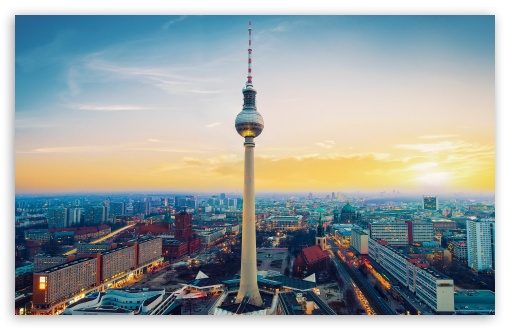 The Iconic Fernsehturm of Berlin, Germany UltraHD Wallpaper for UHD 16:9 ; HD 16:9 ; UltraWide 21:9 24:10 ; Widescreen 16:10 5:3 ; Fullscreen 4:3 5:4 3:2 ; Tablet 1:1 ; Mobile 9:16 9:19.5 9:20 10:16 2:3 3:5 3:4 ;