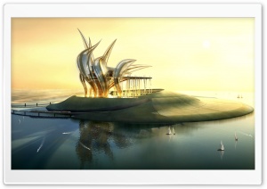 The Island 3D Ultra HD Wallpaper for 4K UHD Widescreen desktop, tablet & smartphone