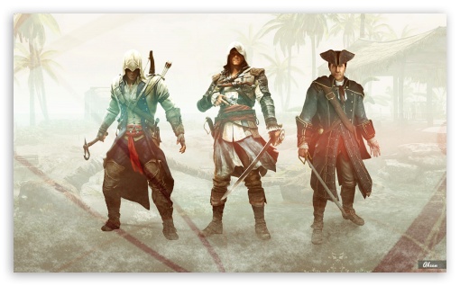 The Kenways - Assassins Creed UltraHD Wallpaper for HD 16:9 ; Widescreen 5:3 ;