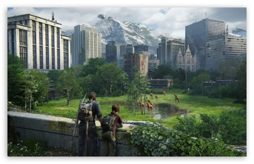 The Last of Us Part I Giraffe Scene UltraHD Wallpaper for UHD 16:9 ; HD 16:9 ; UltraWide 21:9 24:10 32:9 32:10 ; Widescreen 16:10 ; Tablet 1:1 ; Mobile 9:16 9:19.5 9:20 ; Dual 16:10 16:9 ;