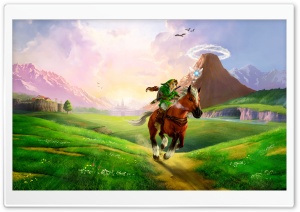 The Legend of Zelda Ocarina of Time 3D Ultra HD Wallpaper for 4K UHD Widescreen desktop, tablet & smartphone