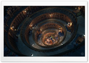 The Library Ultra HD Wallpaper for 4K UHD Widescreen desktop, tablet & smartphone