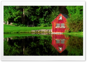 The Little Red Shed Ultra HD Wallpaper for 4K UHD Widescreen desktop, tablet & smartphone