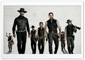 The Magnificent Seven 2016 Ultra HD Wallpaper for 4K UHD Widescreen Desktop, Lockscreen, Screensaver, TV, Tablet, Smartphone