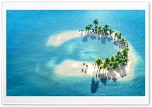 The Maldives Little Island Ultra HD Wallpaper for 4K UHD Widescreen desktop, tablet & smartphone