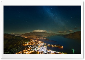 The Milky Way over Queenstown Ultra HD Wallpaper for 4K UHD Widescreen desktop, tablet & smartphone