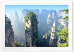 the mountains of Hunan Ultra HD Wallpaper for 4K UHD Widescreen desktop, tablet & smartphone