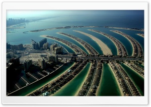 The Palm Islands (Atlantis), Dubai, United Arab Emirates Ultra HD Wallpaper for 4K UHD Widescreen desktop, tablet & smartphone