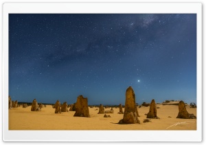 The Pinnacles in Western Australia Ultra HD Wallpaper for 4K UHD Widescreen desktop, tablet & smartphone