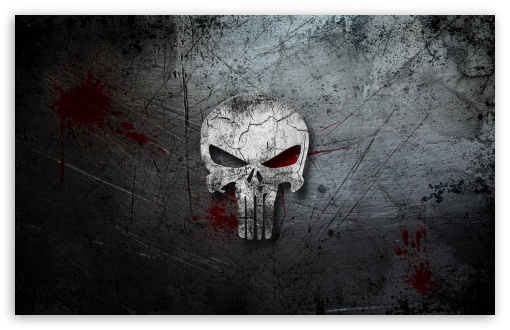 Download Punisher Logo iPhone Dark Wallpaper