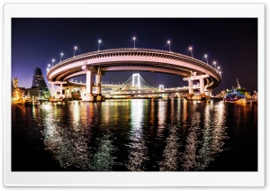 The Rainbow Bridge in Tokyo Ultra HD Wallpaper for 4K UHD Widescreen desktop, tablet & smartphone