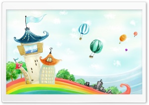 The Rainbow Realm Ultra HD Wallpaper for 4K UHD Widescreen desktop, tablet & smartphone