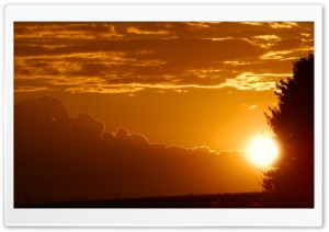 The Rays Of The Setting Sun Sundown Ultra HD Wallpaper for 4K UHD Widescreen desktop, tablet & smartphone