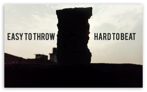 the_Rock_easy_to_throw_hard_to_beat UltraHD Wallpaper for Widescreen 5:3 ;