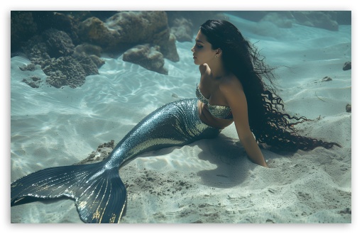 The Secret Life of a Mermaid UltraHD Wallpaper for HD 16:9 ; UltraWide 21:9 24:10 ; Widescreen 16:10 5:3 ; Fullscreen 4:3 5:4 3:2 ; Tablet 1:1 ;