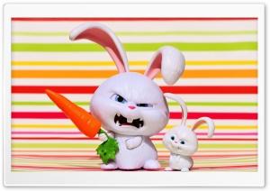 The Secret Life of Pets Snowball Bunny Ultra HD Wallpaper for 4K UHD Widescreen desktop, tablet & smartphone
