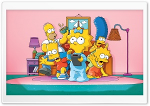 The Simpsons Family Ultra HD Wallpaper for 4K UHD Widescreen desktop, tablet & smartphone