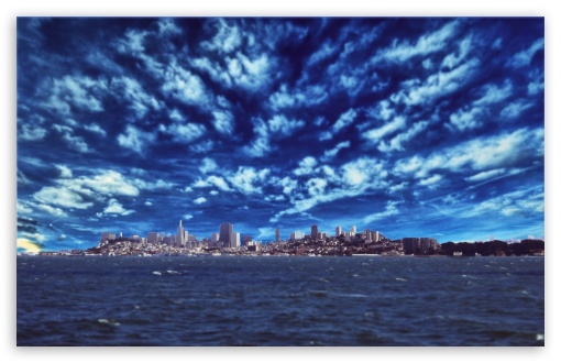 The sky of San Fransico UltraHD Wallpaper for Wide 16:10 Widescreen WHXGA WQXGA WUXGA WXGA ;