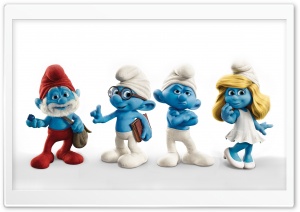 The Smurfs Characters Ultra HD Wallpaper for 4K UHD Widescreen desktop, tablet & smartphone