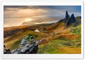 The Storr Hill Panorama, Scotland Ultra HD Wallpaper for 4K UHD Widescreen desktop, tablet & smartphone
