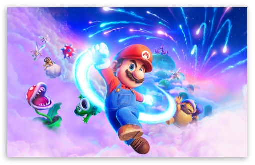 The Super Mario Galaxy Movie 2026 UltraHD Wallpaper for UHD 16:9 ; HD 16:9 ; UltraWide 21:9 24:10 32:9 32:10 ; Widescreen 16:10 ; Tablet 1:1 ; Mobile 9:16 9:19.5 9:20 9:21 9:22 ; Dual 16:10 16:9 ;