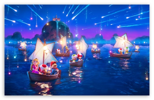 The Super Mario Galaxy Movie Mushroom Kingdom UltraHD Wallpaper for UHD 16:9 ; HD 16:9 ; UltraWide 21:9 24:10 32:9 32:10 ; Widescreen 16:10 ; Tablet 1:1 ; Mobile 9:16 9:19.5 9:20 9:21 9:22 ; Dual 16:10 16:9 ;