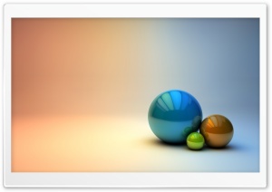 The Three Balls Ultra HD Wallpaper for 4K UHD Widescreen desktop, tablet & smartphone