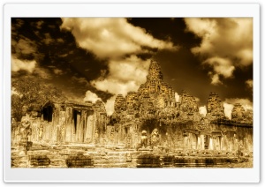 The Towers Of Angkor Thom, Cambodia Ultra HD Wallpaper for 4K UHD Widescreen desktop, tablet & smartphone