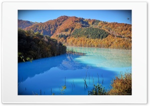 The turquoise lake 4K UHD Wallpaper for Widescreen and UltraWide Desktop, UltraHD TV, Smartphone, Tablet