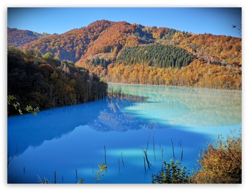 The turquoise lake UltraHD Wallpaper for Fullscreen 4:3 ;