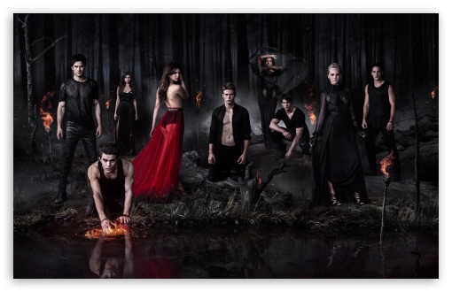 vampire diaries cast desktop wallpaper