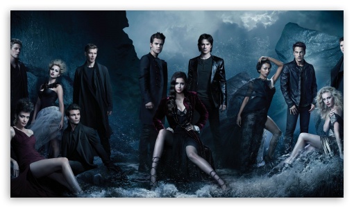 the vampire diaries season 4 cast wallpaper