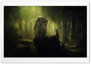The Wise Owl Ultra HD Wallpaper for 4K UHD Widescreen desktop, tablet & smartphone
