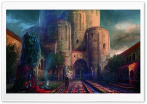 The Witcher 2 Castle Ultra HD Wallpaper for 4K UHD Widescreen desktop, tablet & smartphone
