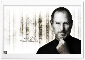 Think Different-Steve Jobs Ultra HD Wallpaper for 4K UHD Widescreen desktop, tablet & smartphone