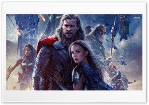 Thor And Jane Foster Thor The Dark World BG Ultra HD Wallpaper for 4K UHD Widescreen Desktop, Lockscreen, Screensaver, TV, Tablet, Smartphone