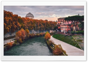 Tiber Island, Rome, Italy Ultra HD Wallpaper for 4K UHD Widescreen desktop, tablet & smartphone