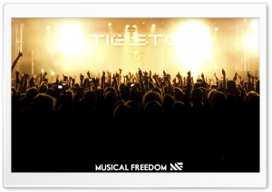 Tiesto Concert & Musical Freedom Ultra HD Wallpaper for 4K UHD Widescreen desktop, tablet & smartphone