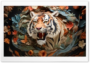 Tiger Art Ultra HD Wallpaper for 4K UHD Widescreen desktop, tablet & smartphone