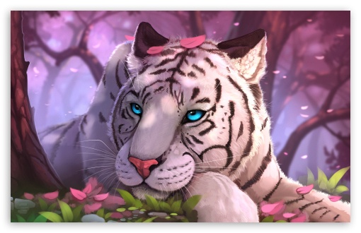 Wonderful 3D Tiger Wallpaper for iPhone 4