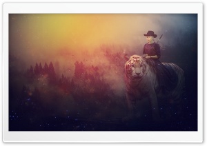 Tiger Rider Ultra HD Wallpaper for 4K UHD Widescreen desktop, tablet & smartphone