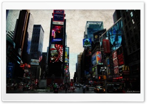 Times Square Ultra HD Wallpaper for 4K UHD Widescreen desktop, tablet & smartphone
