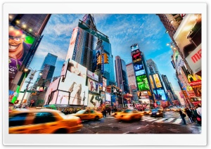 Times Square New York Ultra HD Wallpaper for 4K UHD Widescreen desktop, tablet & smartphone